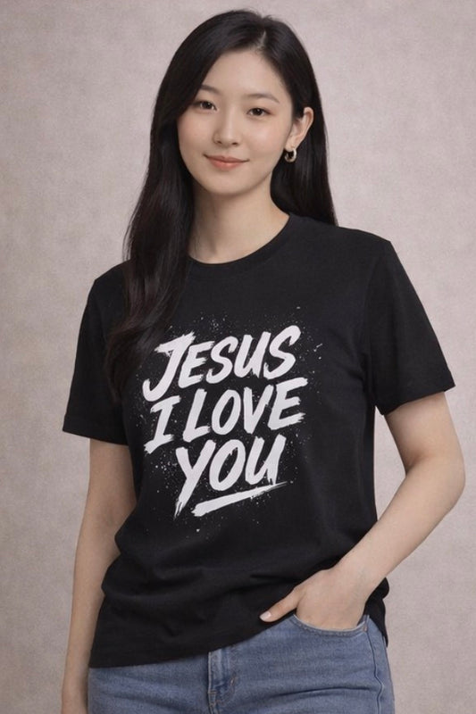 Jesus, I Love You (English White Lettering)